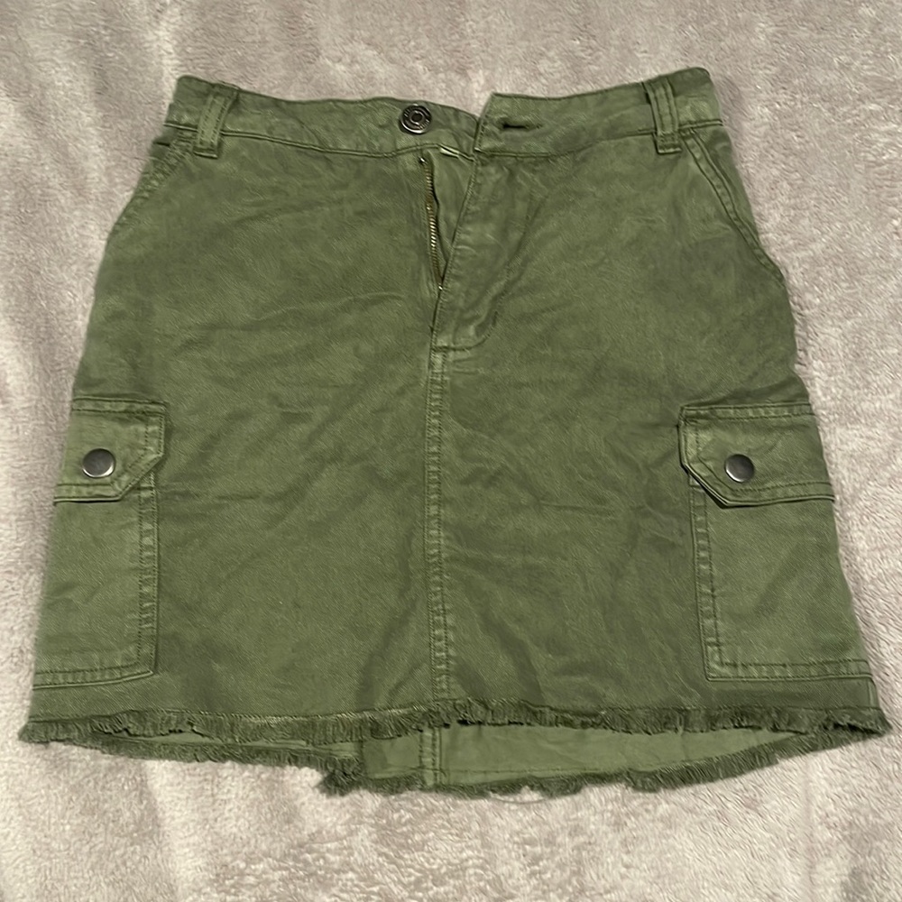 Aeropostale Green Denim Style Skirt size small, new with tags